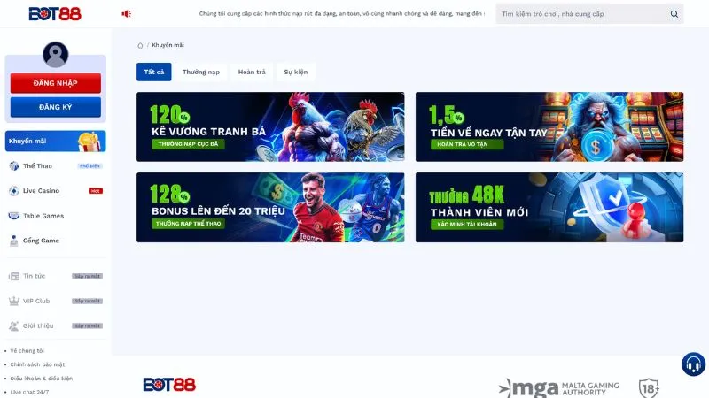 Khuyến mãi hiện có